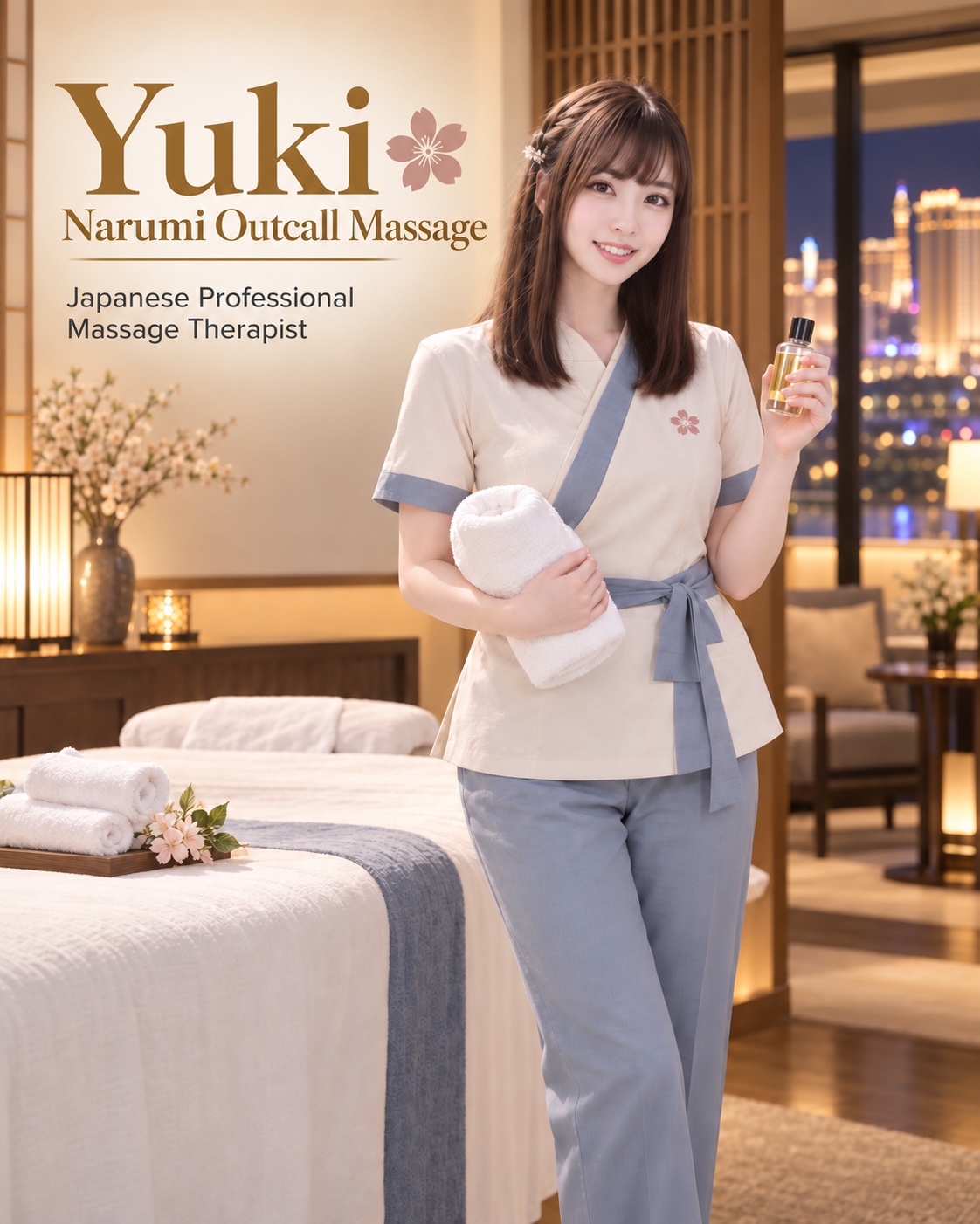 Yuki, Narumi outcall massage therapist